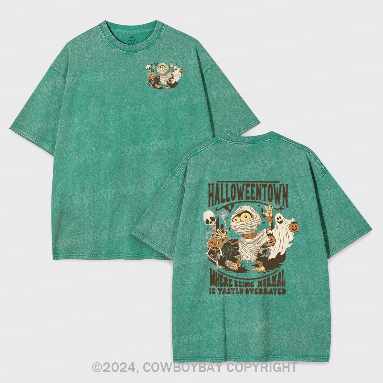 Retro Halloweentown 1998 Garment-dye Tees