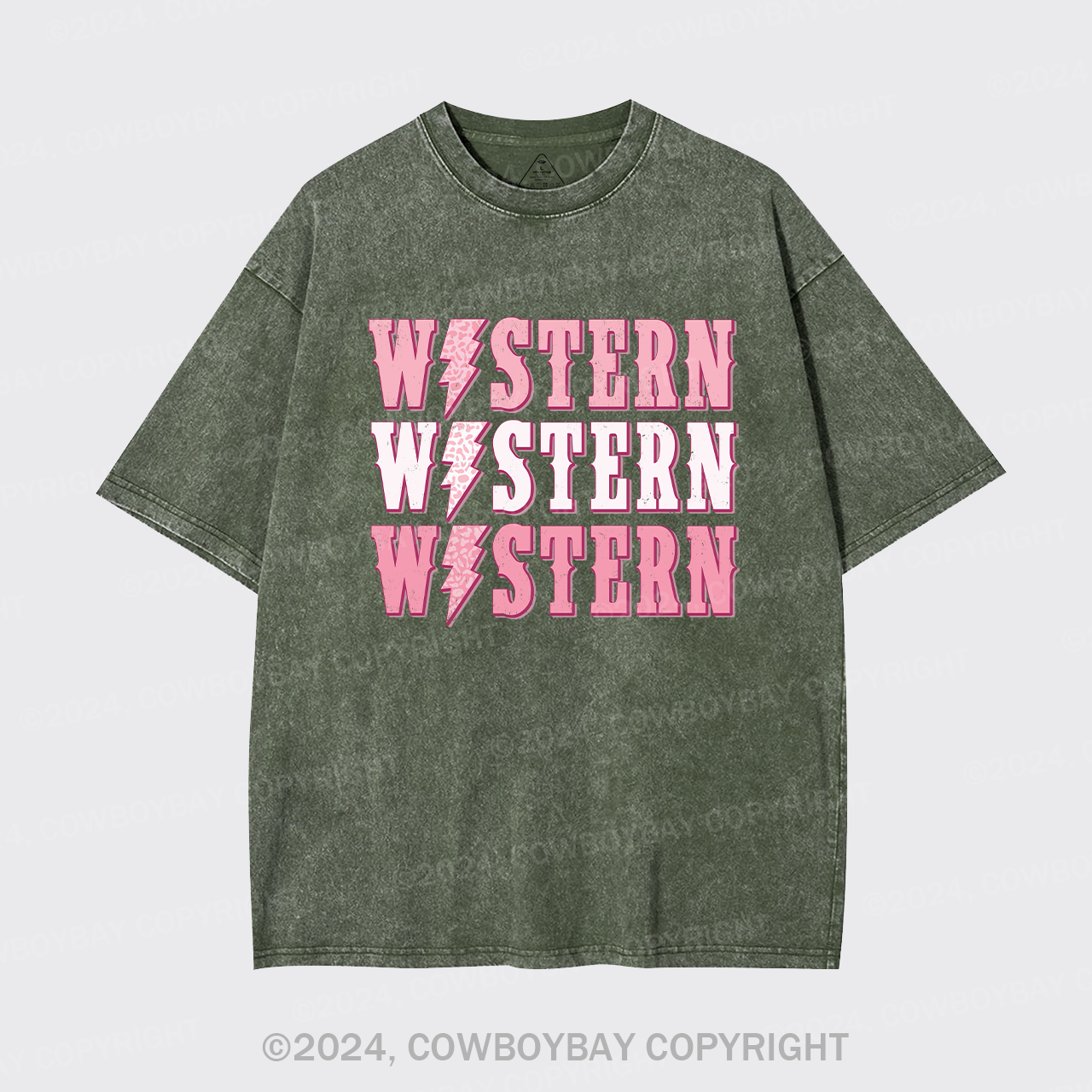Western Lightning Cowgirl Garment-dye Tees