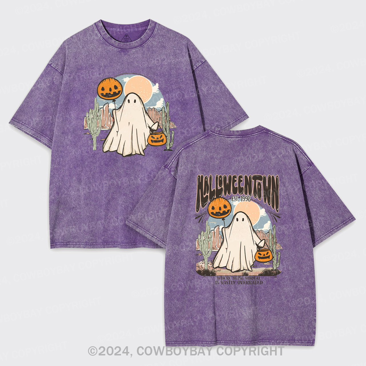 Halloweentown 1998,Where Being Normal Is Vastly Overrated Garment-dye Tees