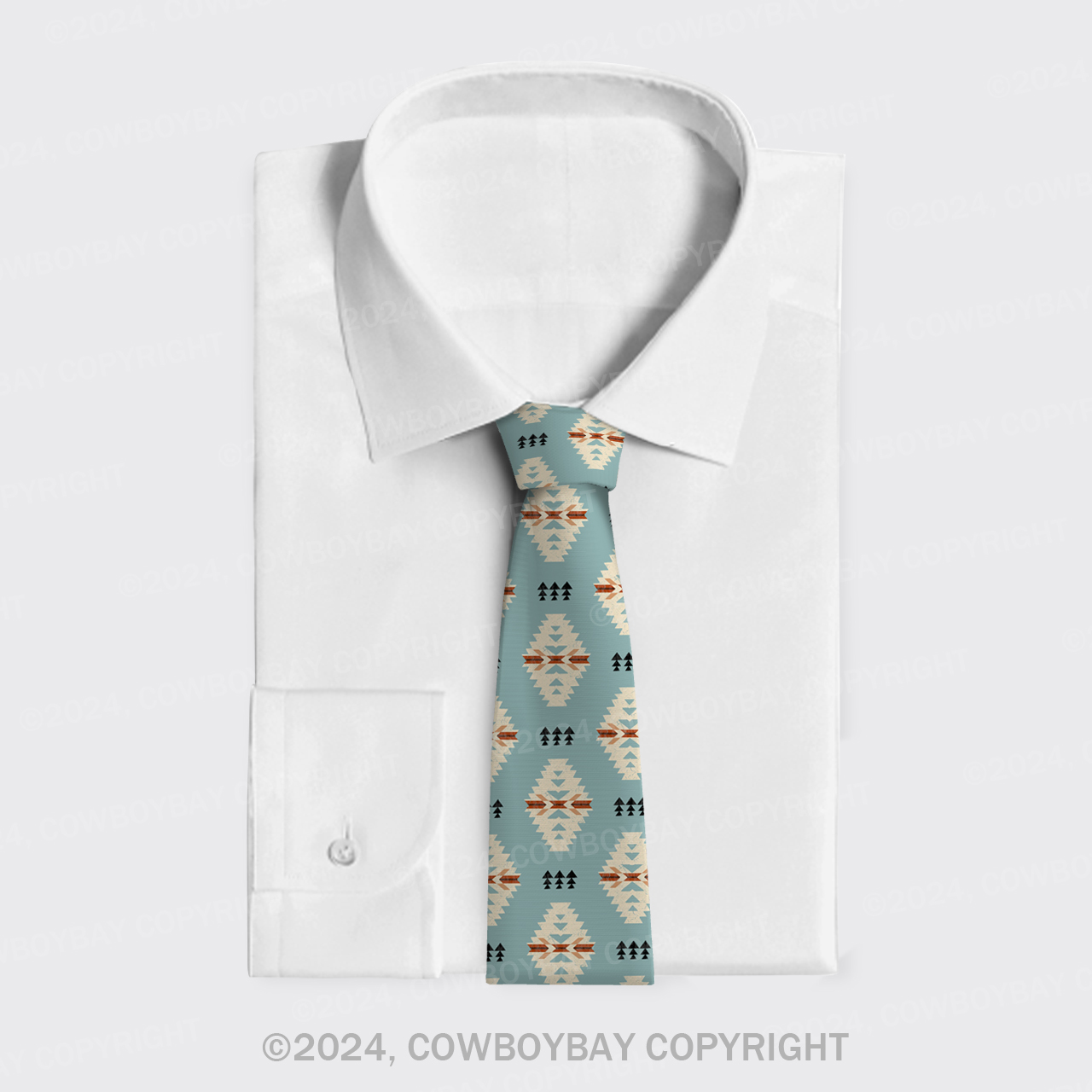 Boys Tribal Silk Necktie
