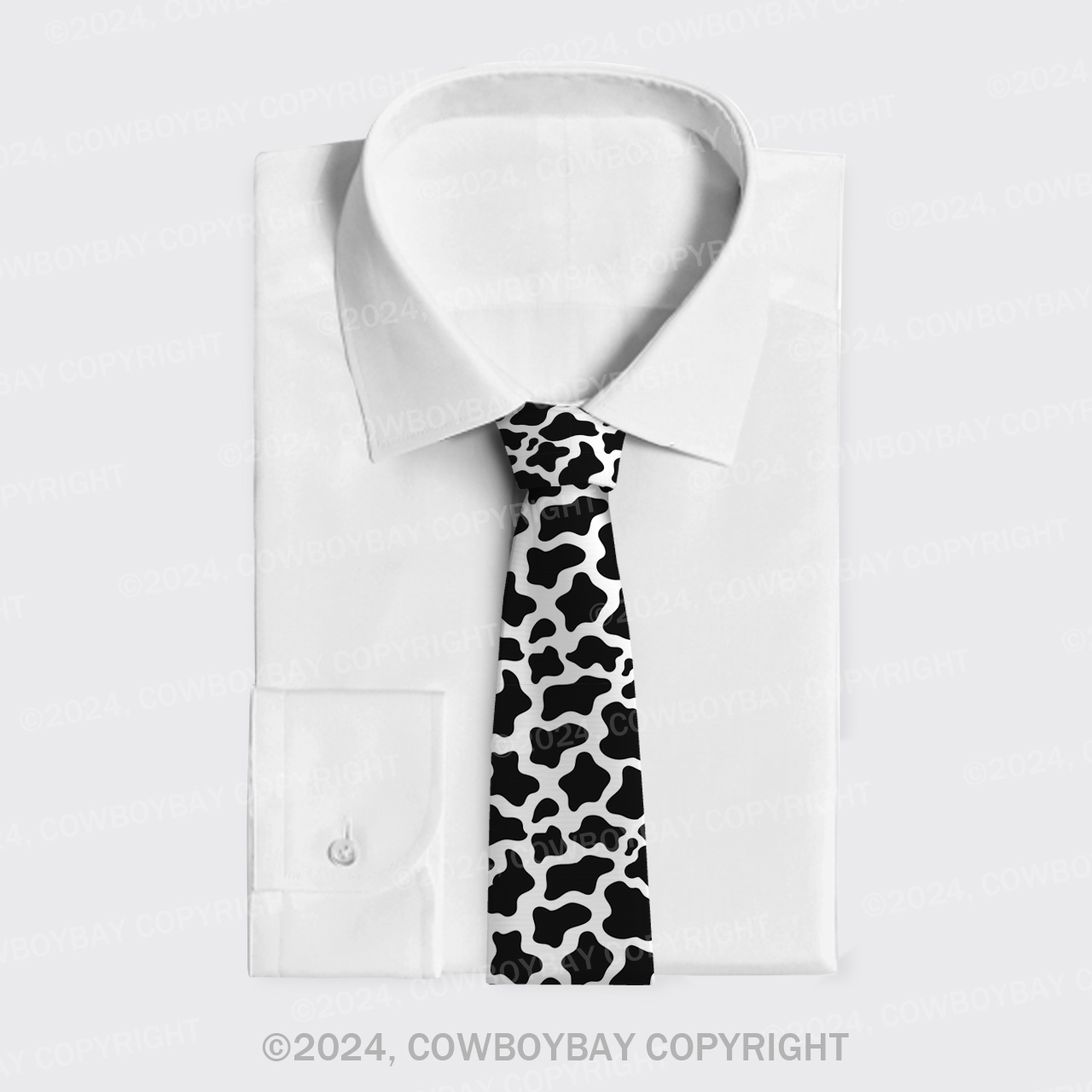 Cow Bobo Silk Necktie