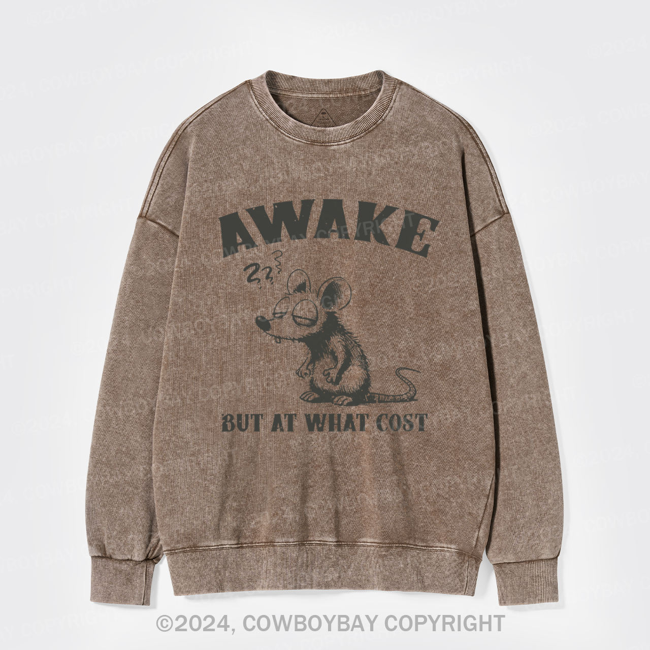 Awake But At What Cost? Washed Sweatshirts