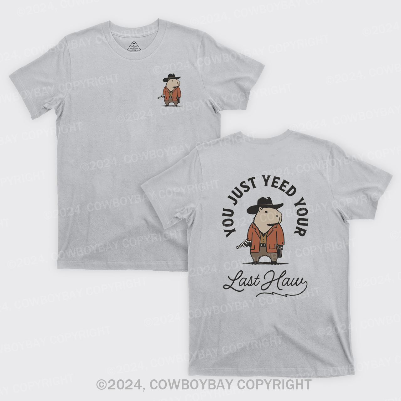 Funny Capybara Cowboy T-Shirts