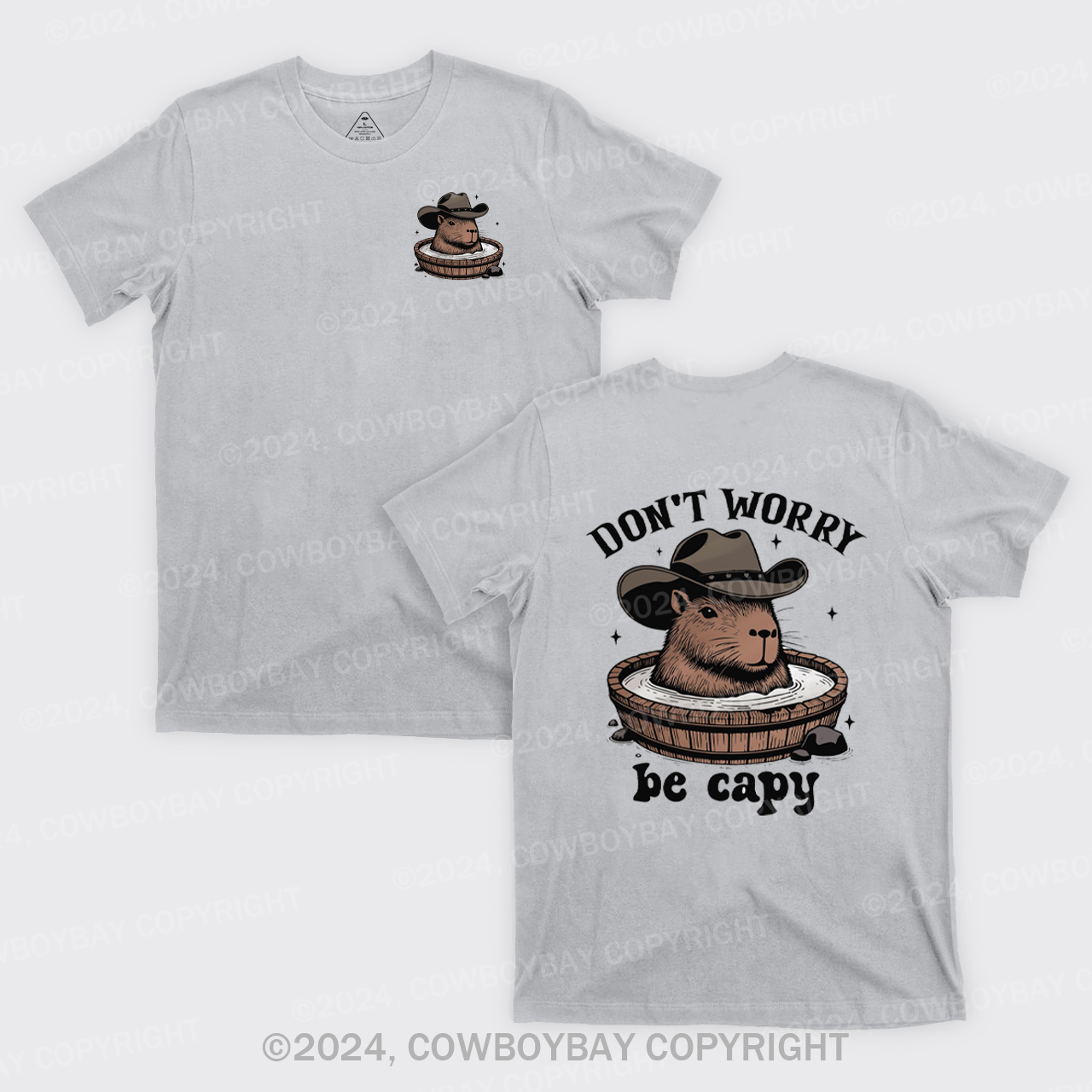 Don't Worry Be Capy T-Shirts