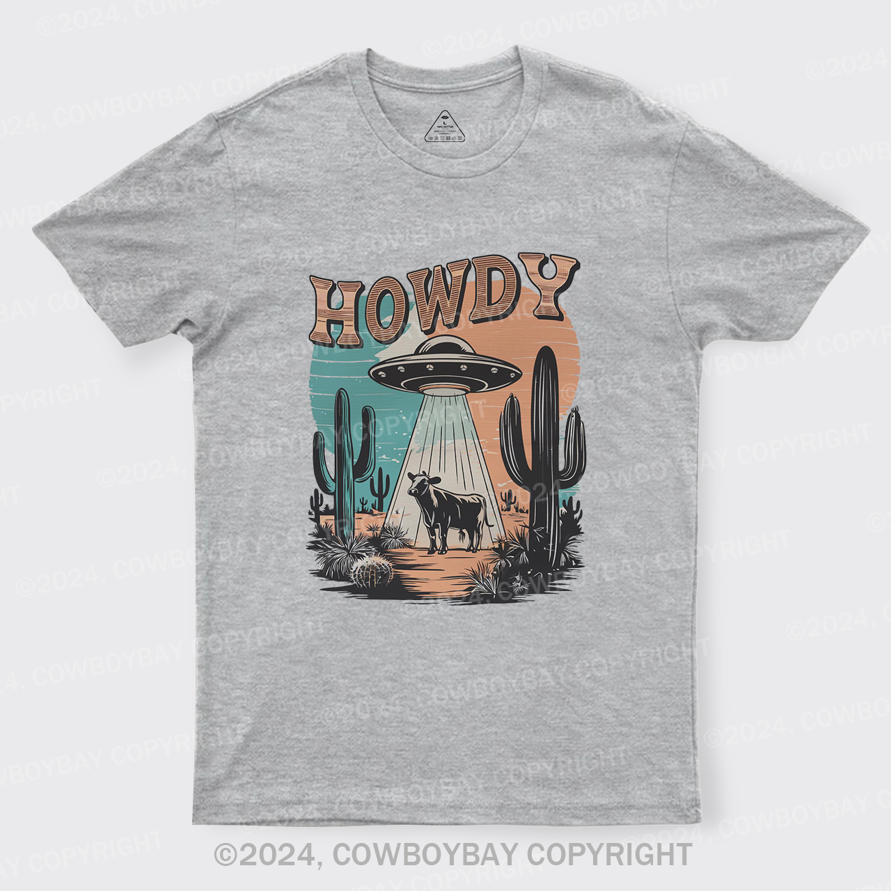 Western UFO,HOWDY T-Shirts