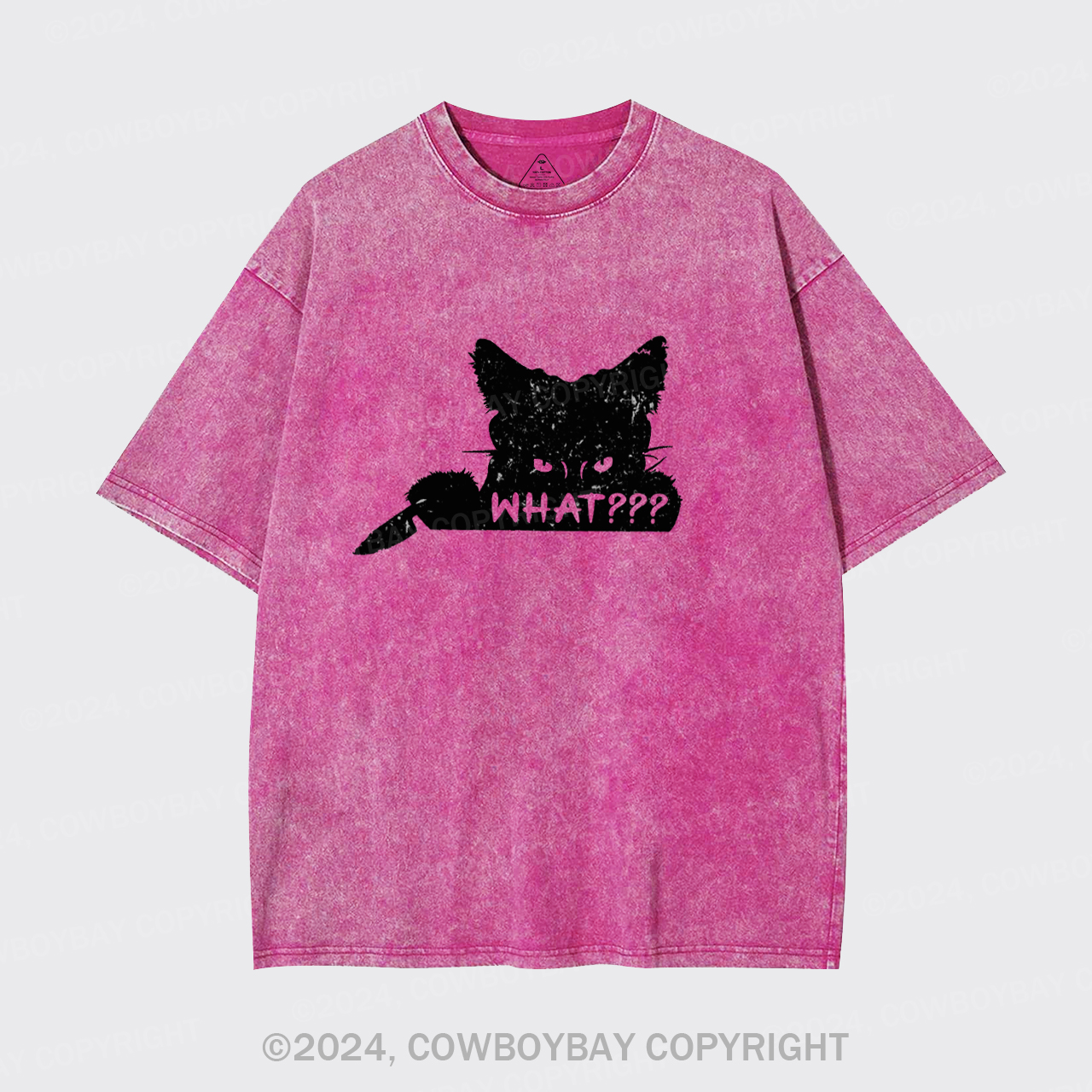 What??? Cat Halloween Garment-dye Tees