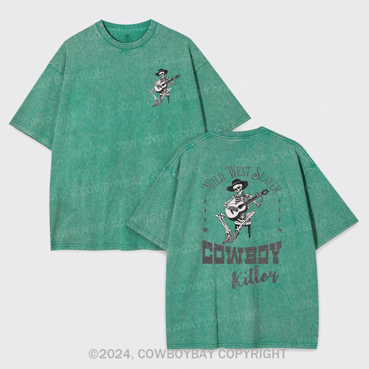 The Cowboy Killer From Halloween Garment-dye Tees