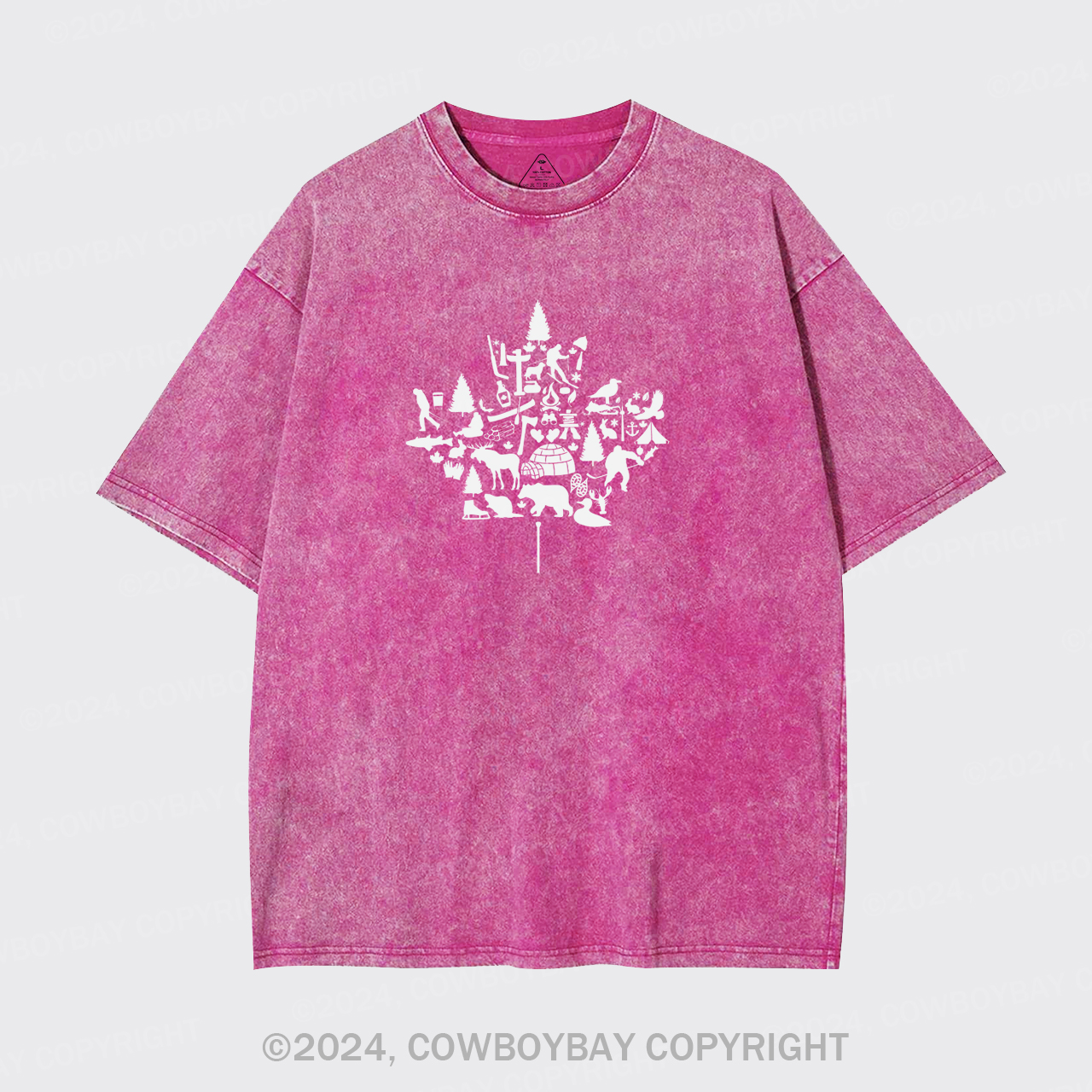 Canada Maple Leaf Garment-dye Tees