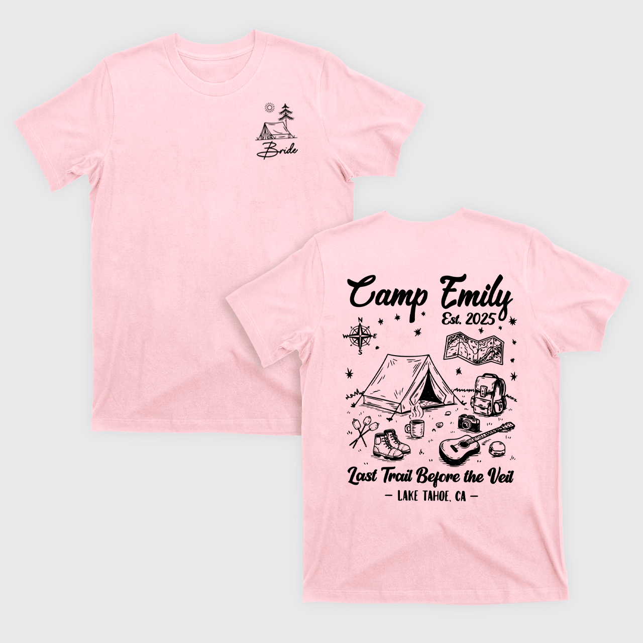 Personalized Camp Family T-Shirts