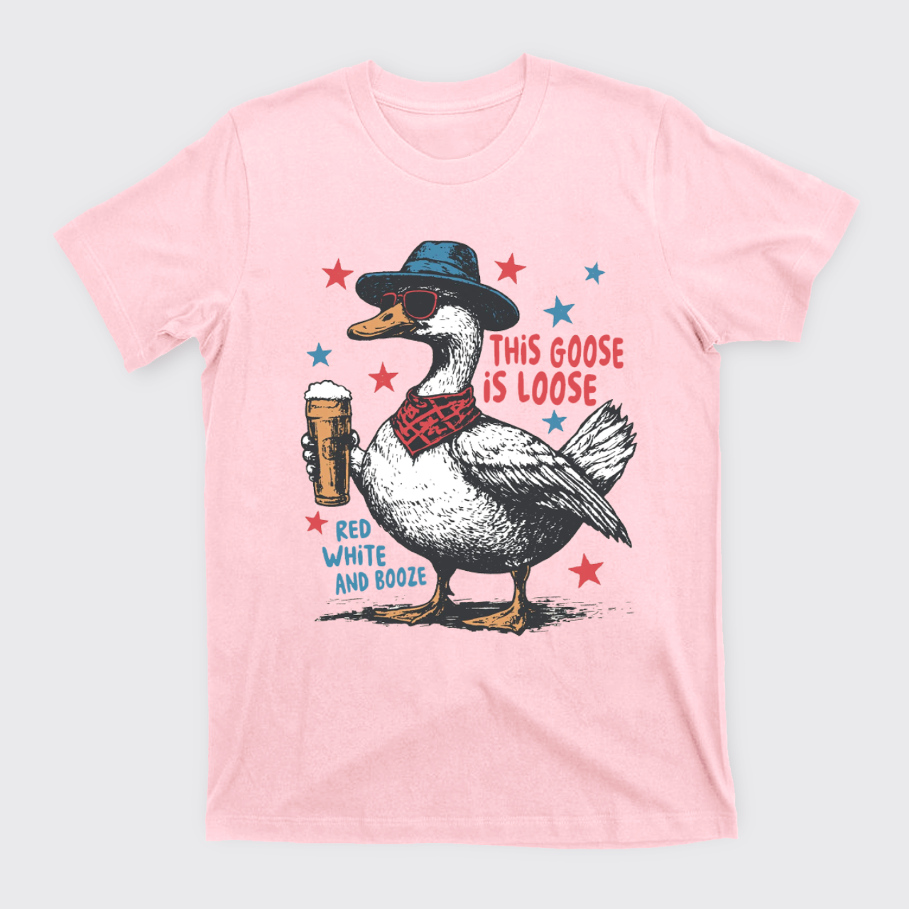 Humorous 4th Of July-This Goose Is Loose T-Shirts