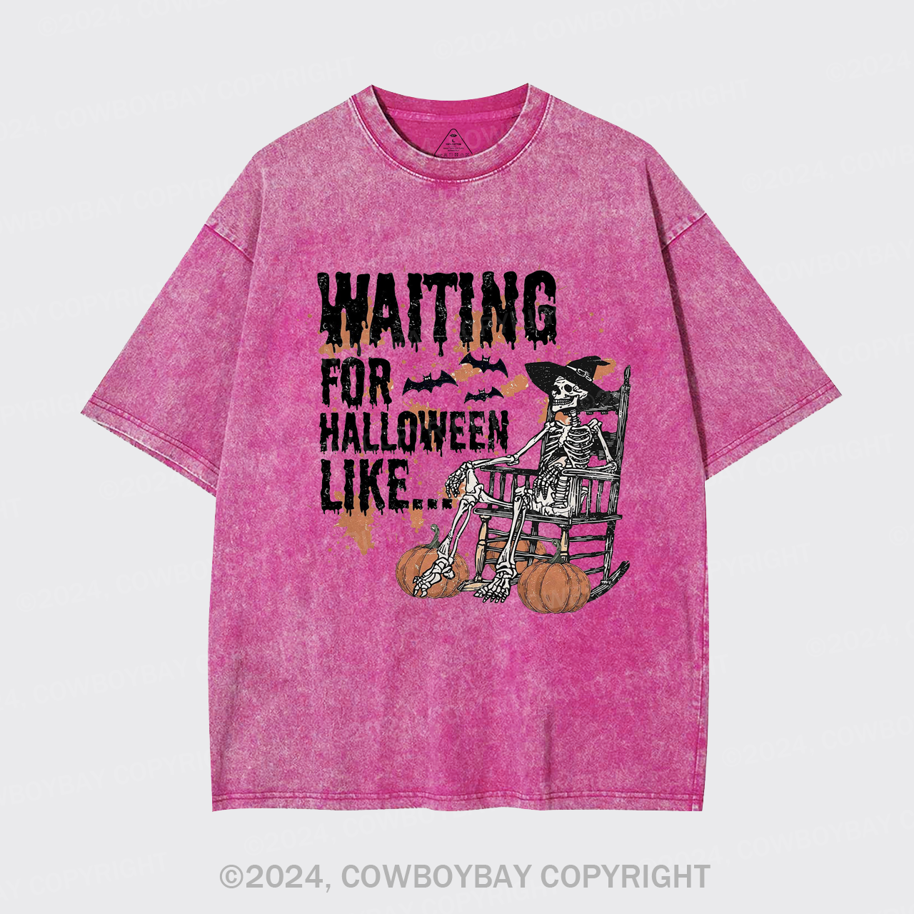 Waiting For Halloween Like Garment-dye Tees