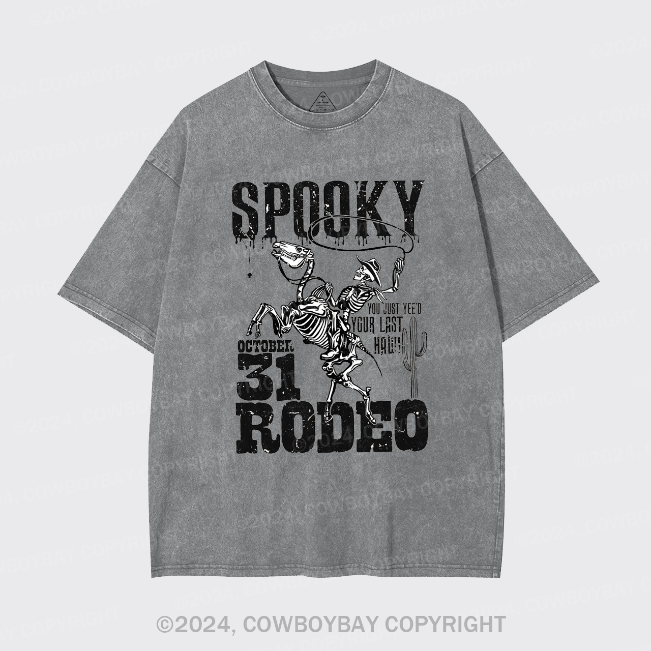 Retro Spooky Rodeo Garment-dye Tees