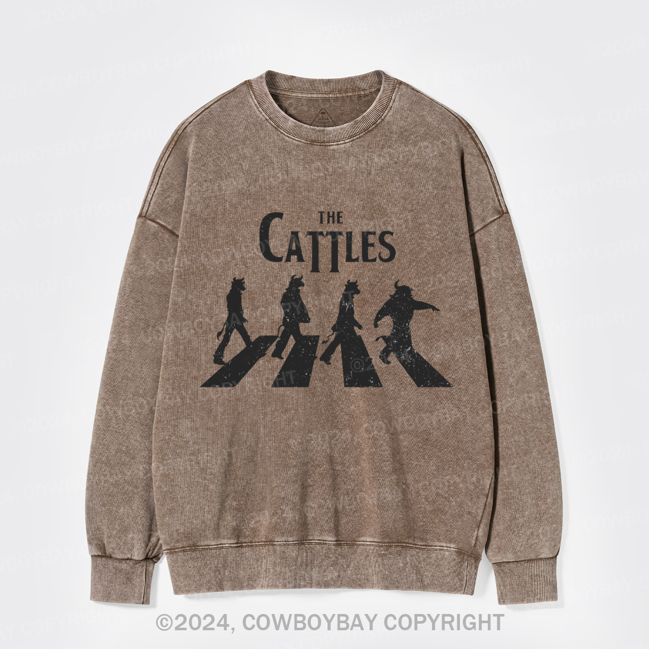The Cattles Road Silhouette Washed Sweatshirts