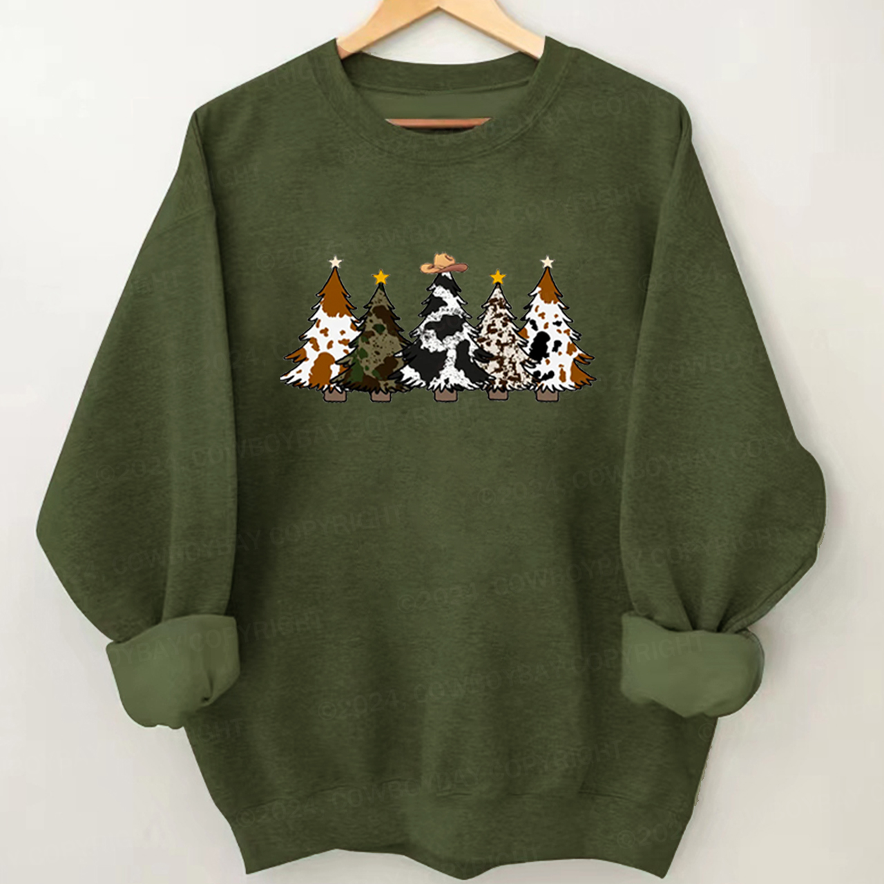 Merry Christmas Cowboy Sweatshirt