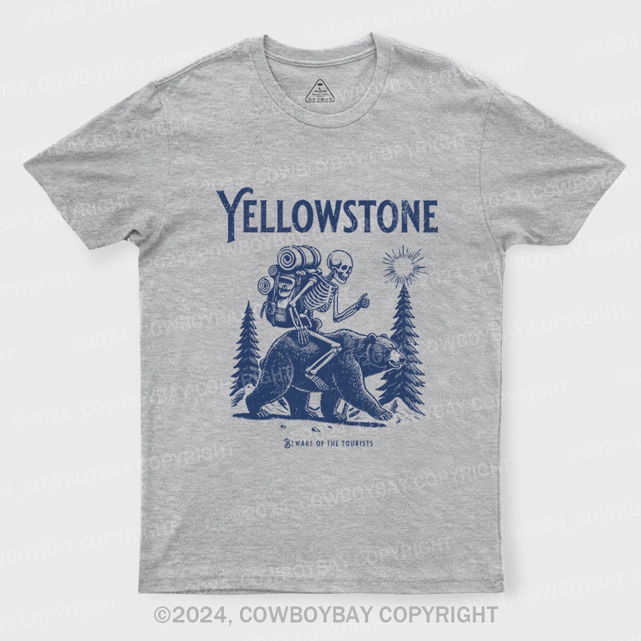 Yellowstone Skeleton Crewneck T-Shirts