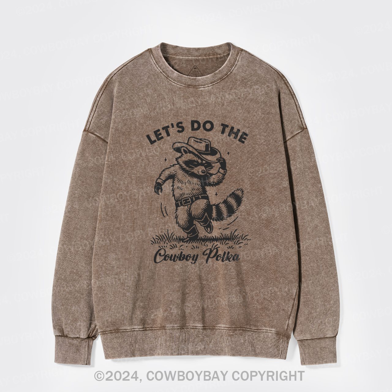 Let's Do The Cowboy Polka Washed Sweatshirts