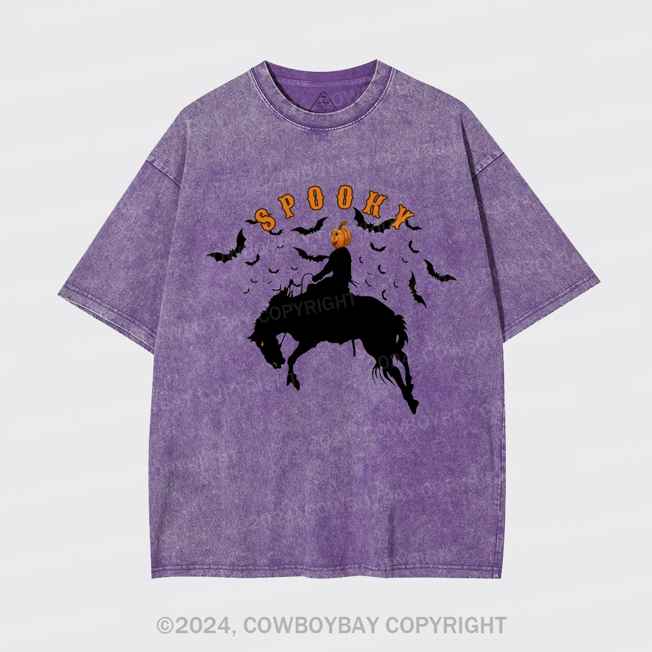 Spooky Bronc Garment-dye Tees