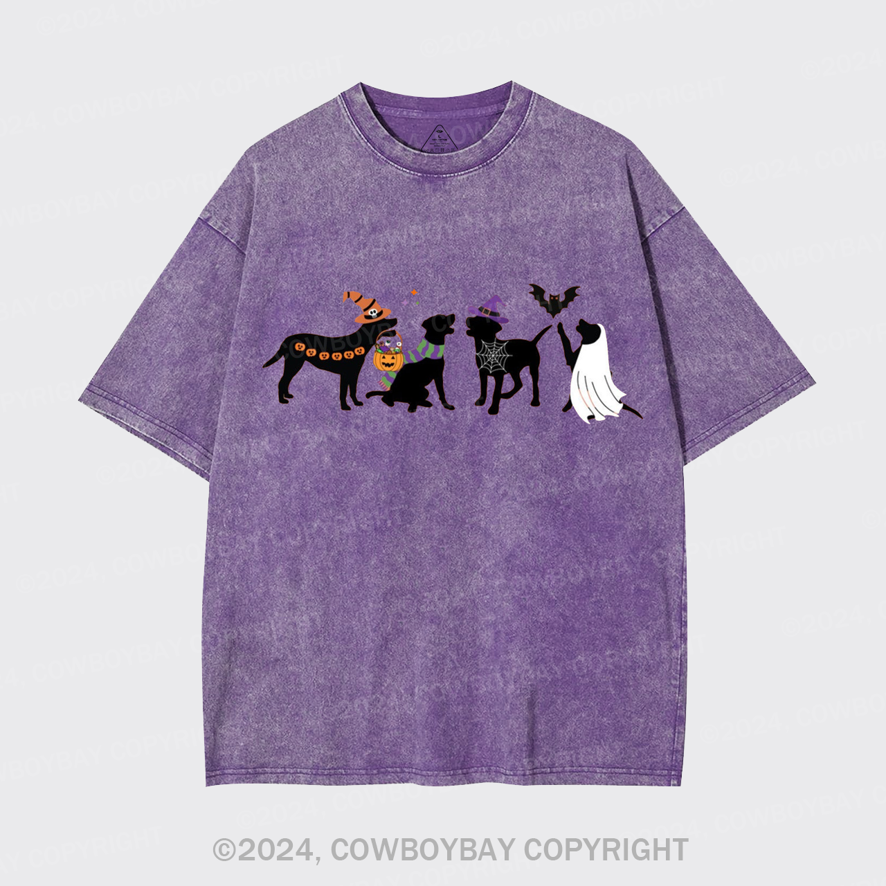 Halloween Dog Garment-dye Tees