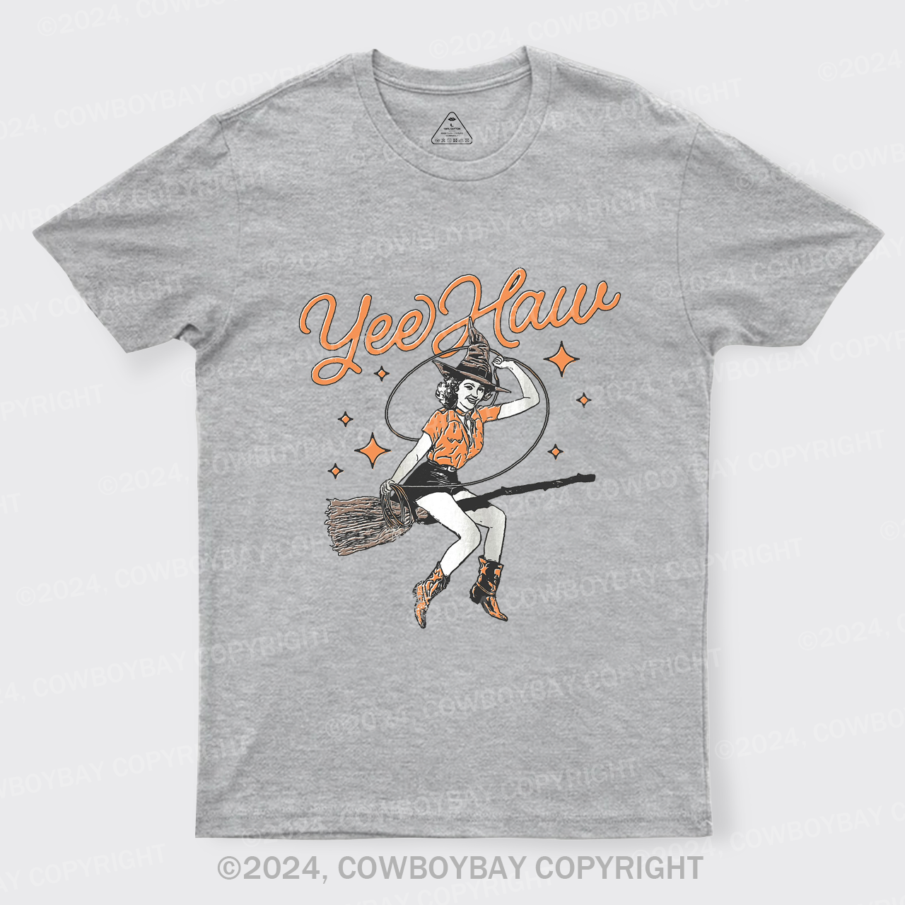 Yee Haw Vintage Halloween Cowgirl Witch T-Shirts