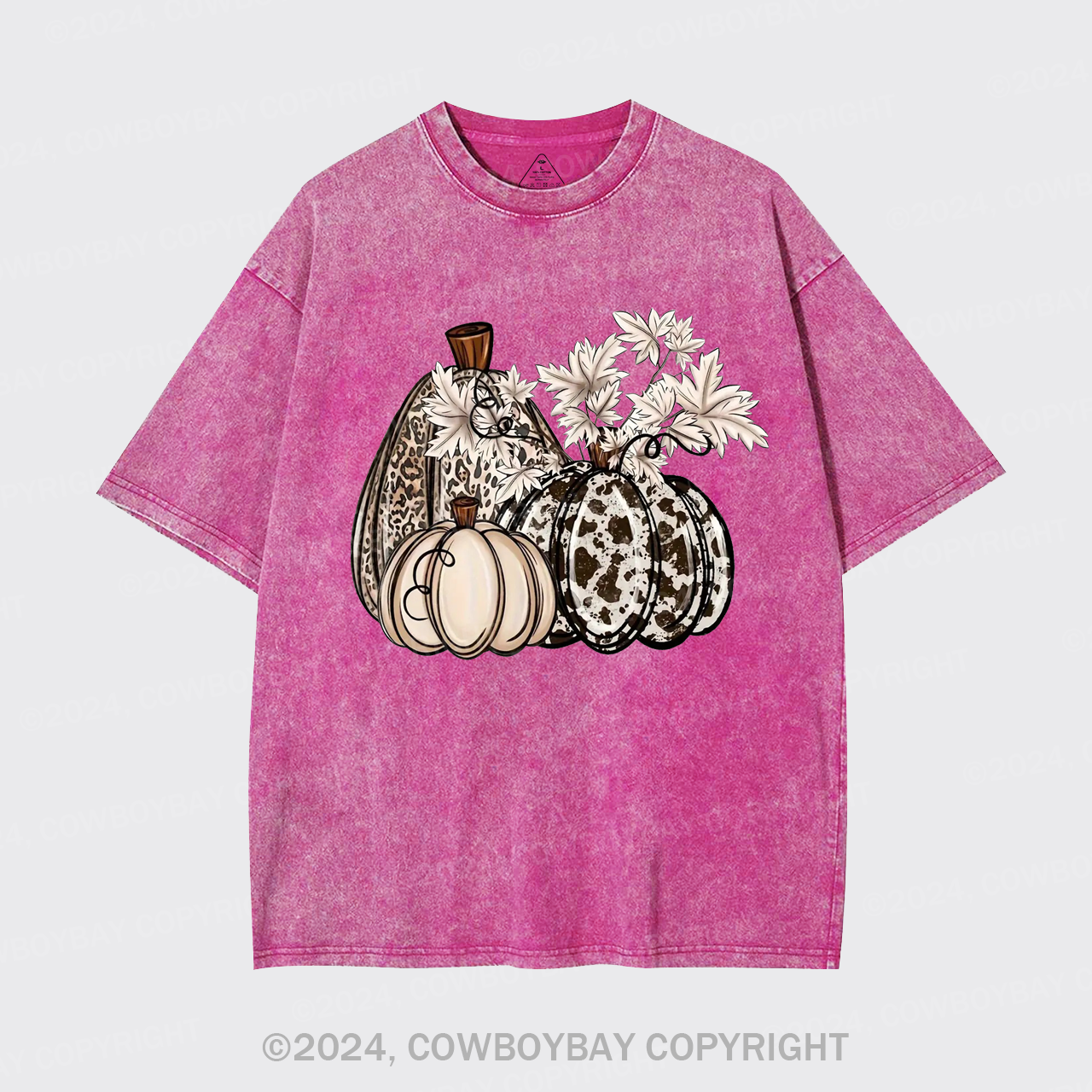 Pumpkins Fall Halloween Garment-dye Tees