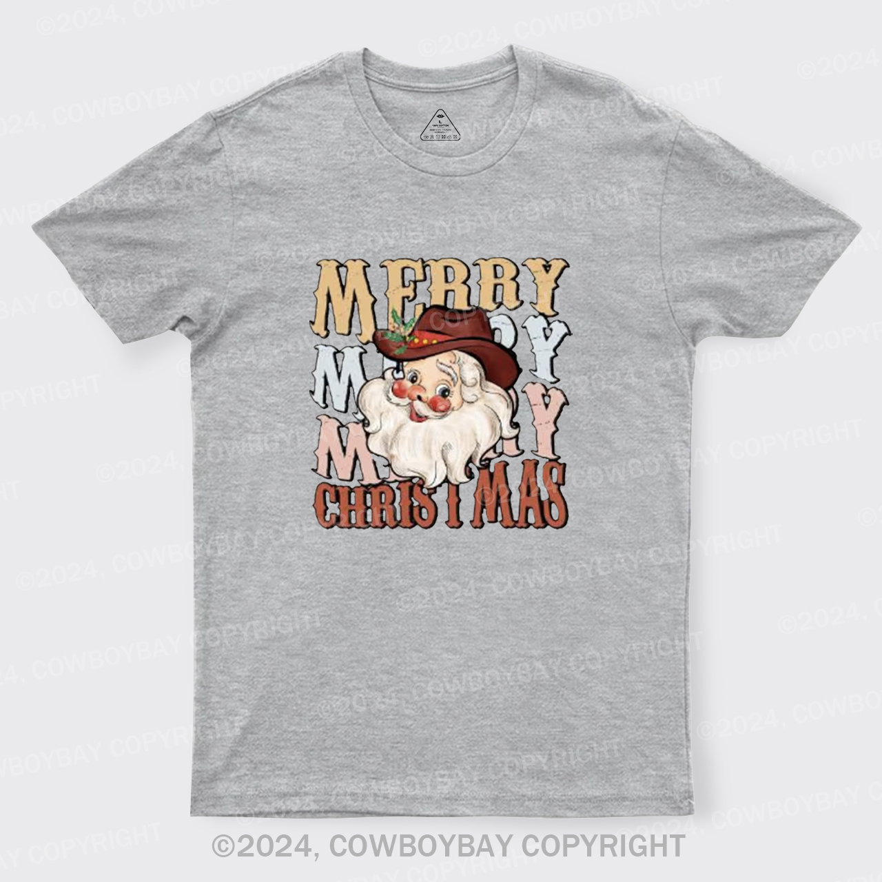 Merry Santa Cowboy T-Shirts