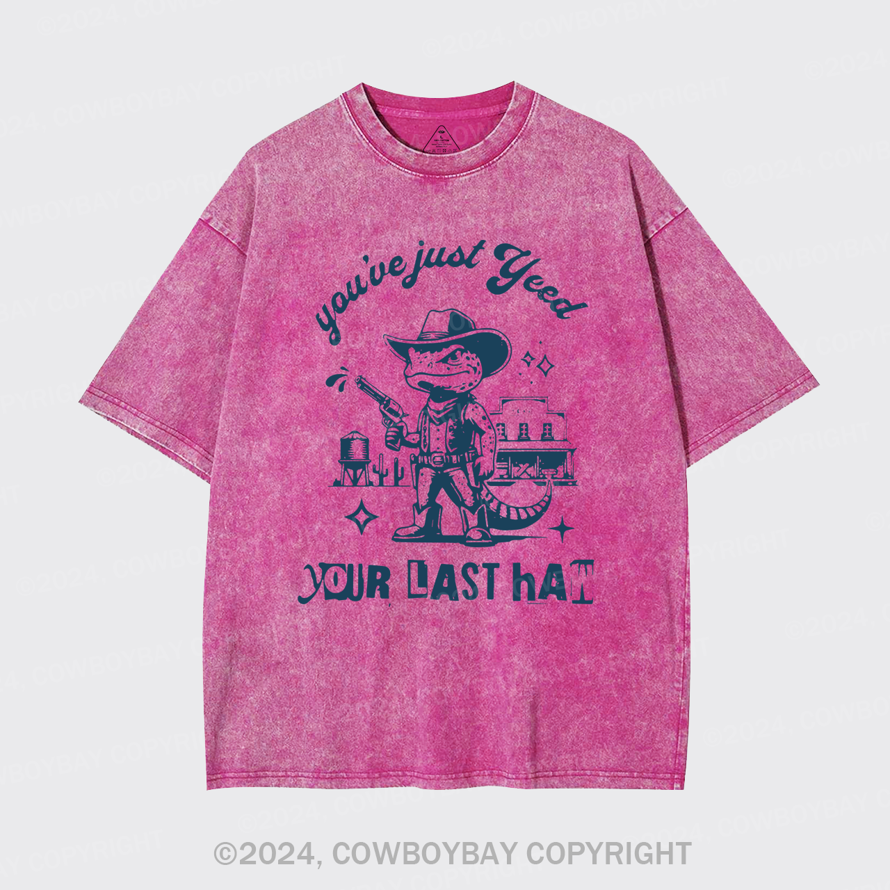 Your Last Haw Cowboy Frog Garment-dye Tees