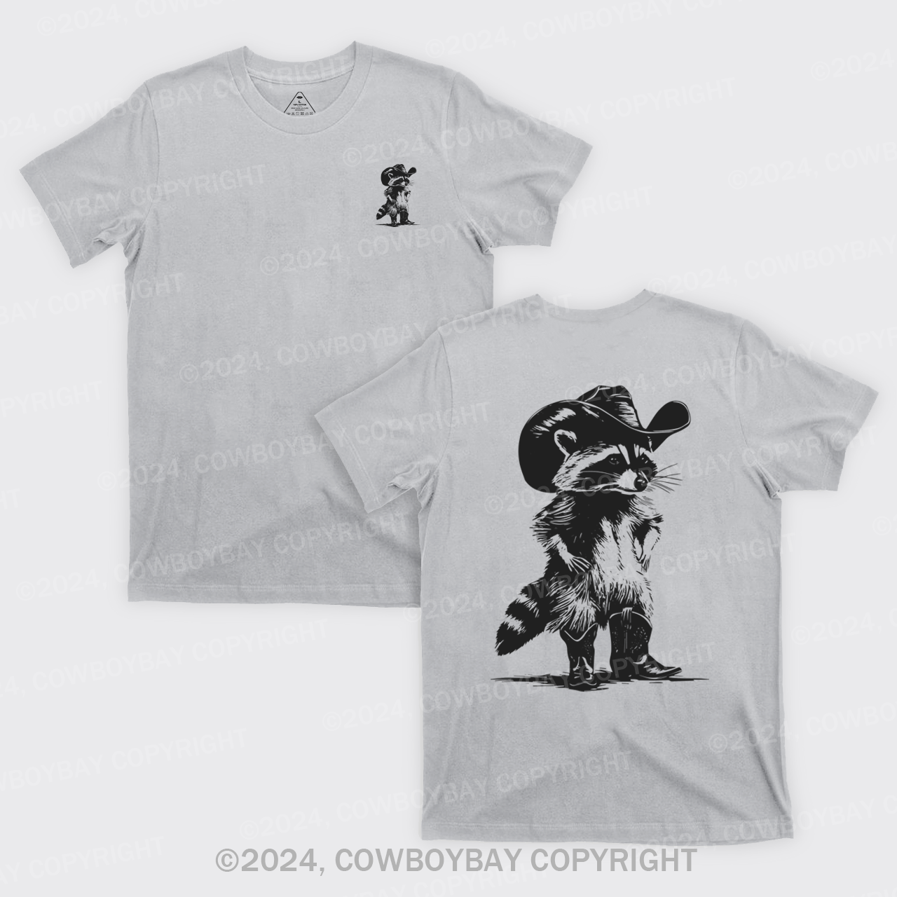 Western Vintage Cowboy Racoon T-Shirts