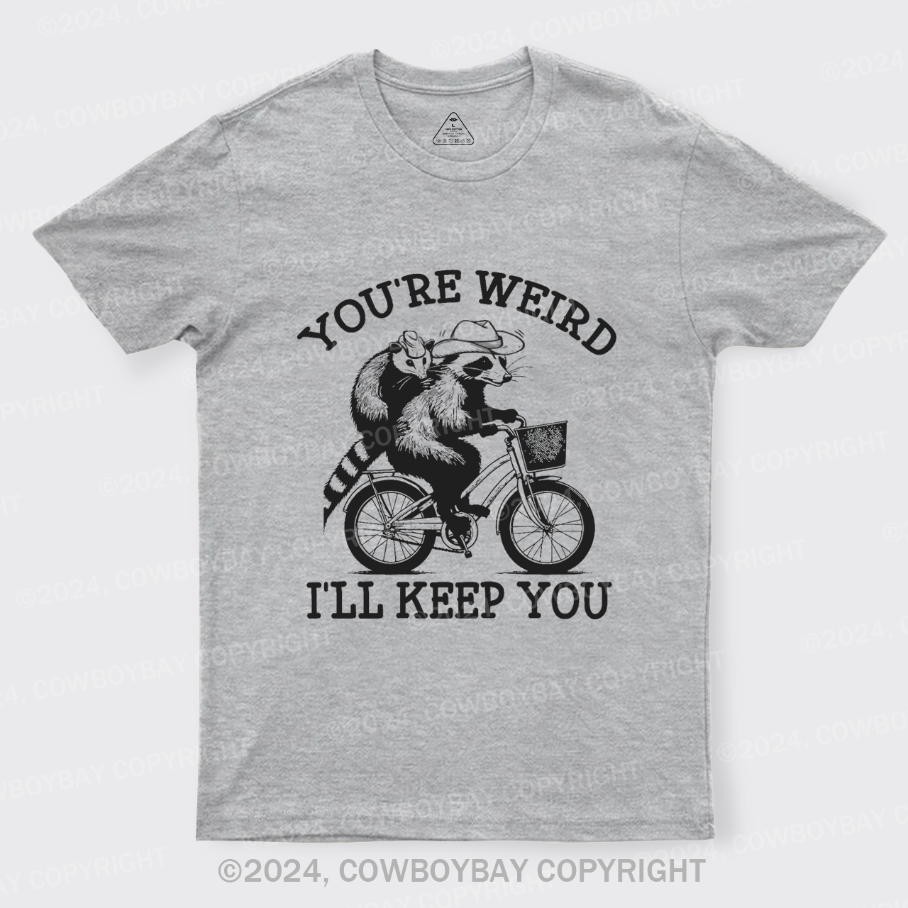 Raccoon and Possum Cycle Riding T-Shirts