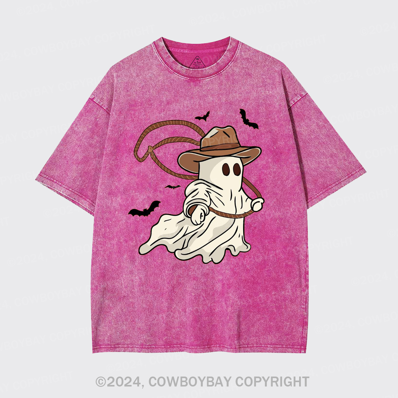 Ghost Cowboy Lasso Garment-dye Tees