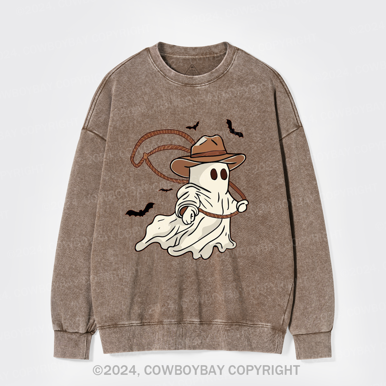 Ghost Cowboy Lasso Washed Sweatshirts