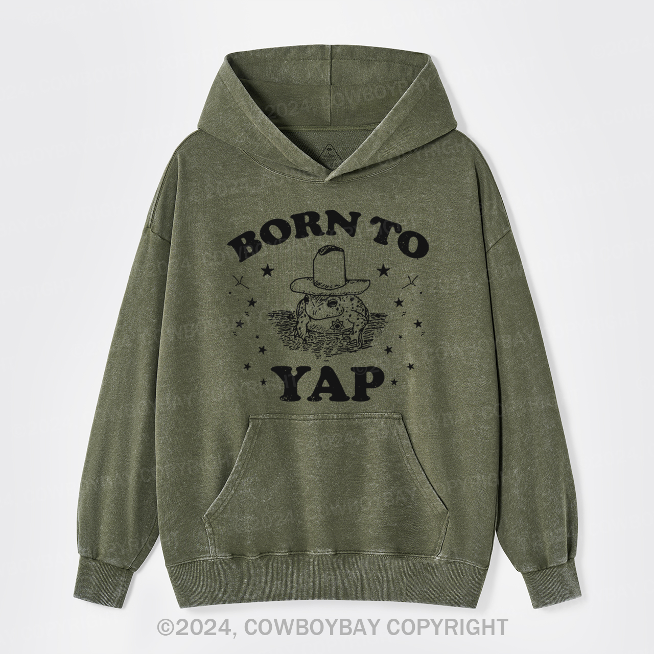 Born To Yap Garment-Dye Hoodies