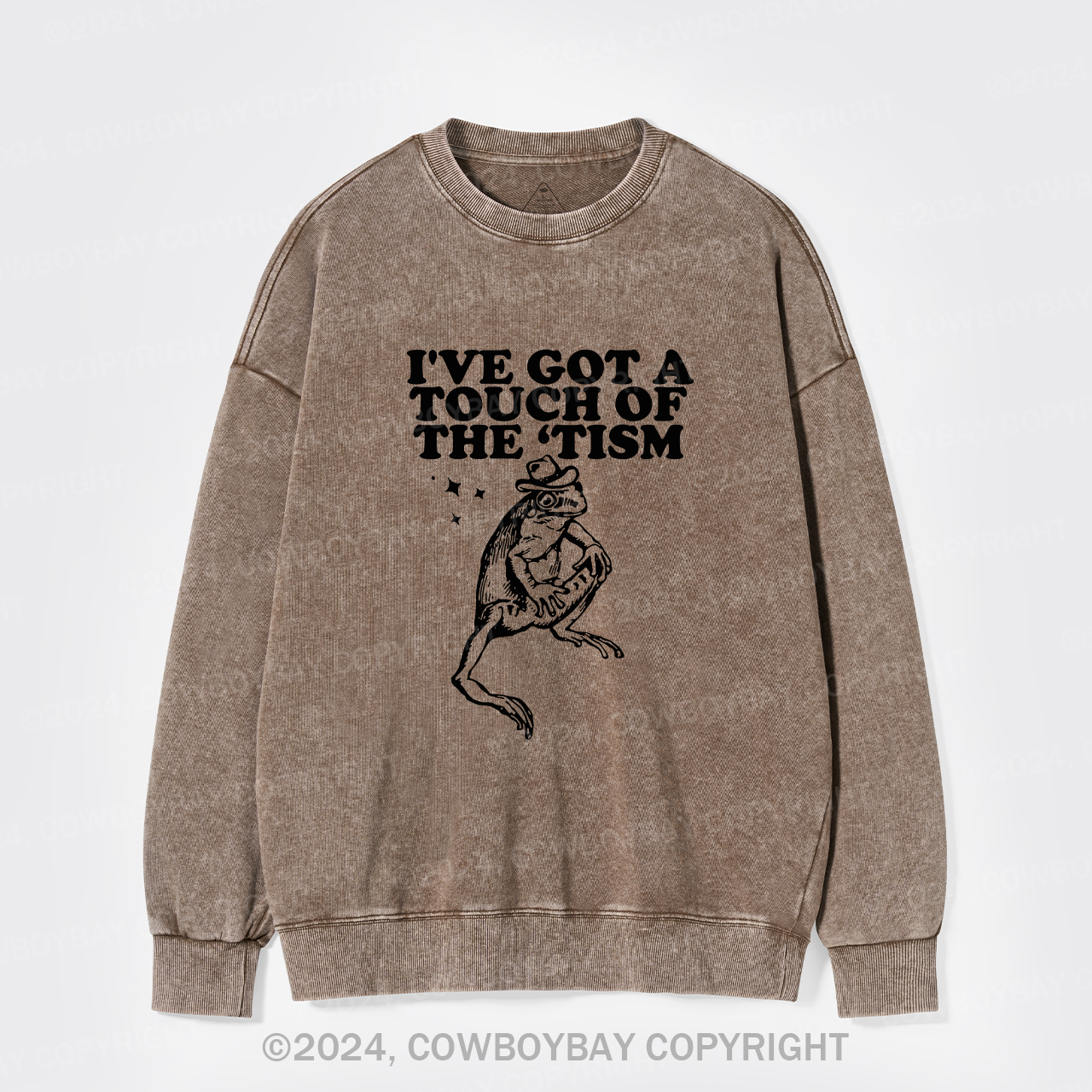 I've Got A Touch Of The Tism Washed Sweatshirts