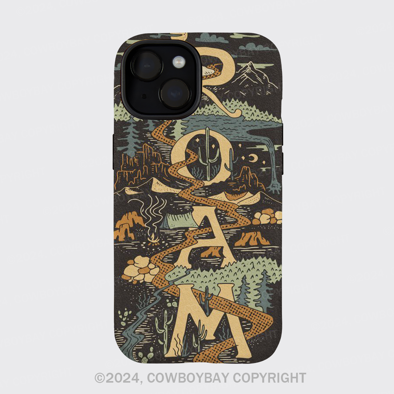 Vintage Cowboy Roam Phone Case
