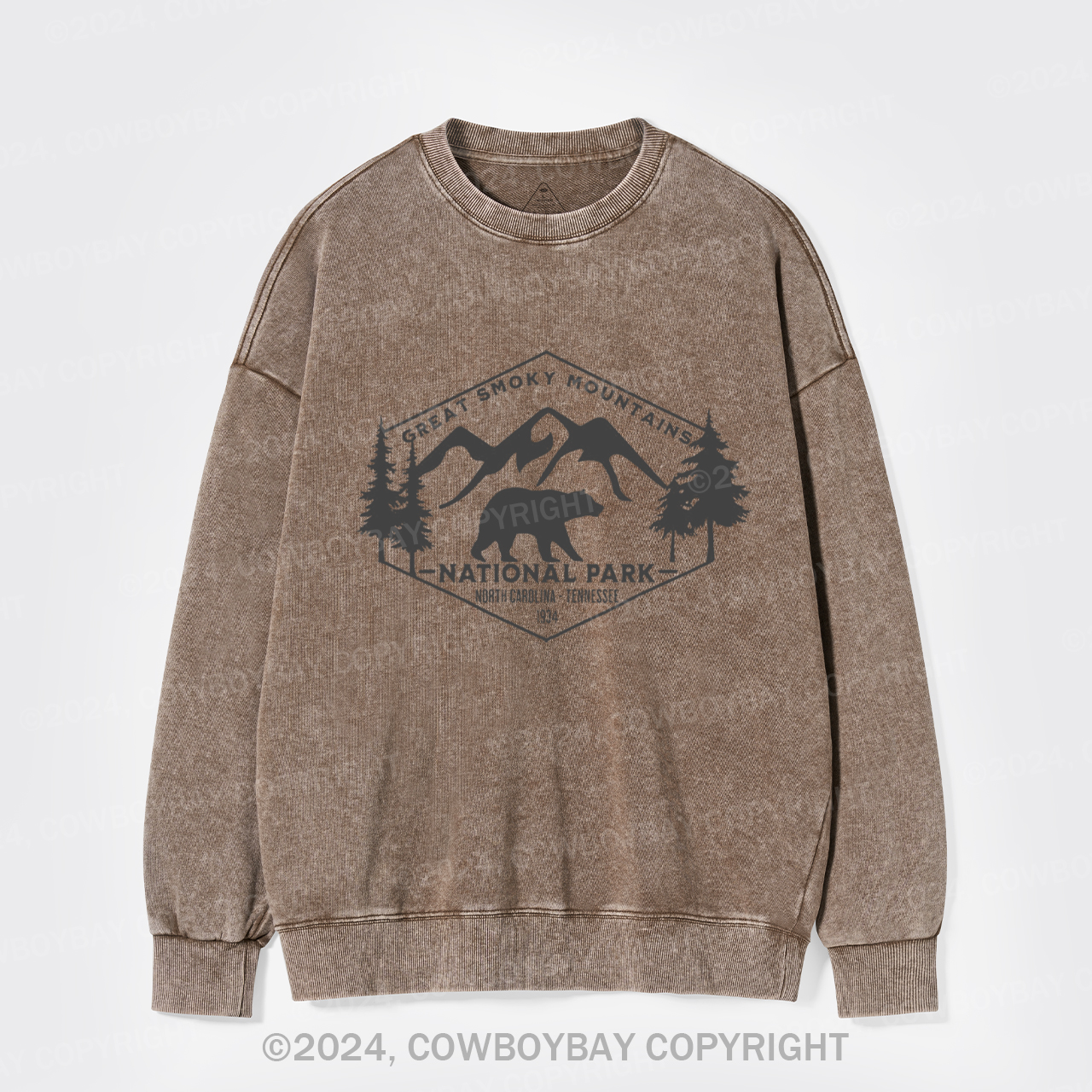Great Smoky Mountains Washed Sweatshirts