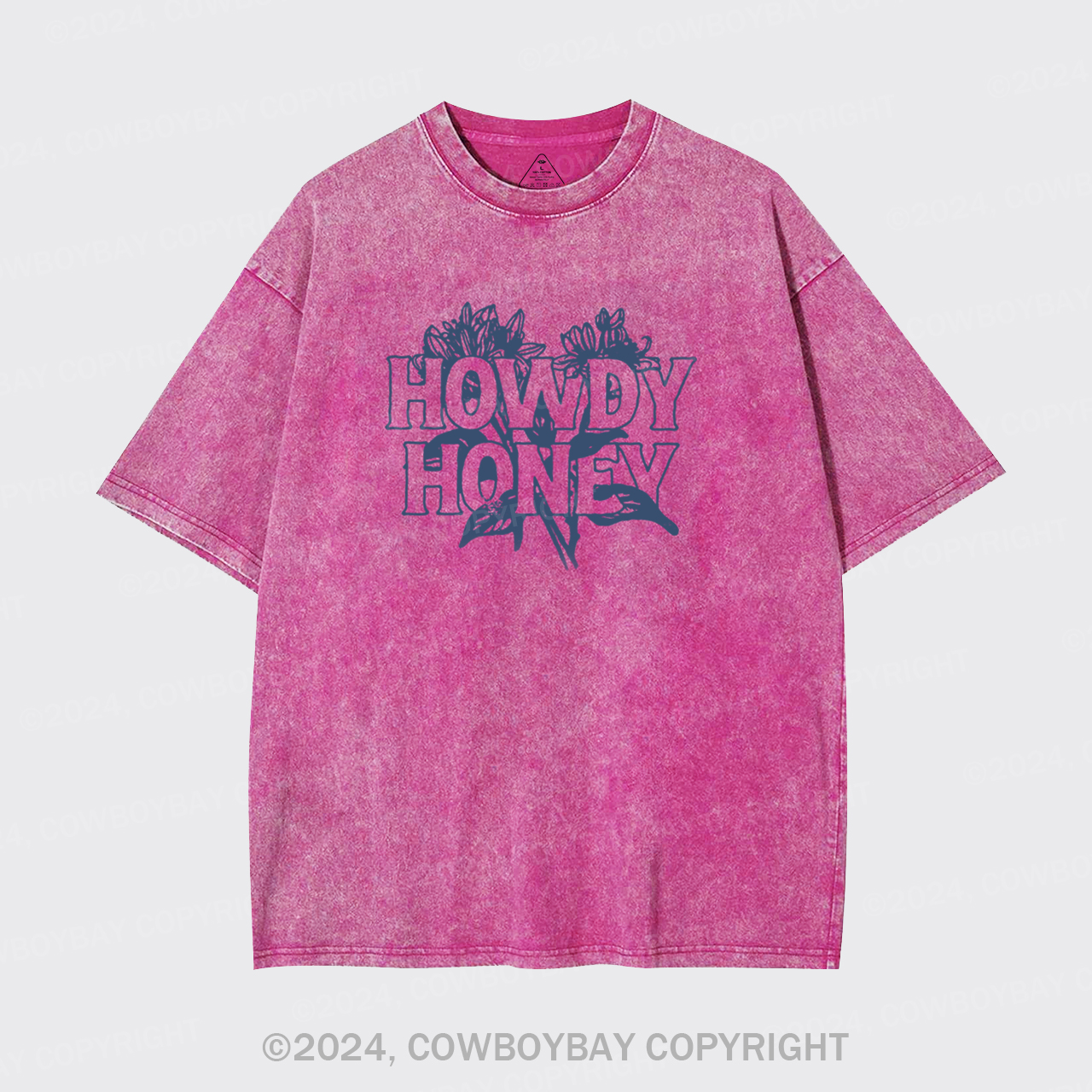 Howdy Honey Honeysuckle Plant Garment-dye Tees