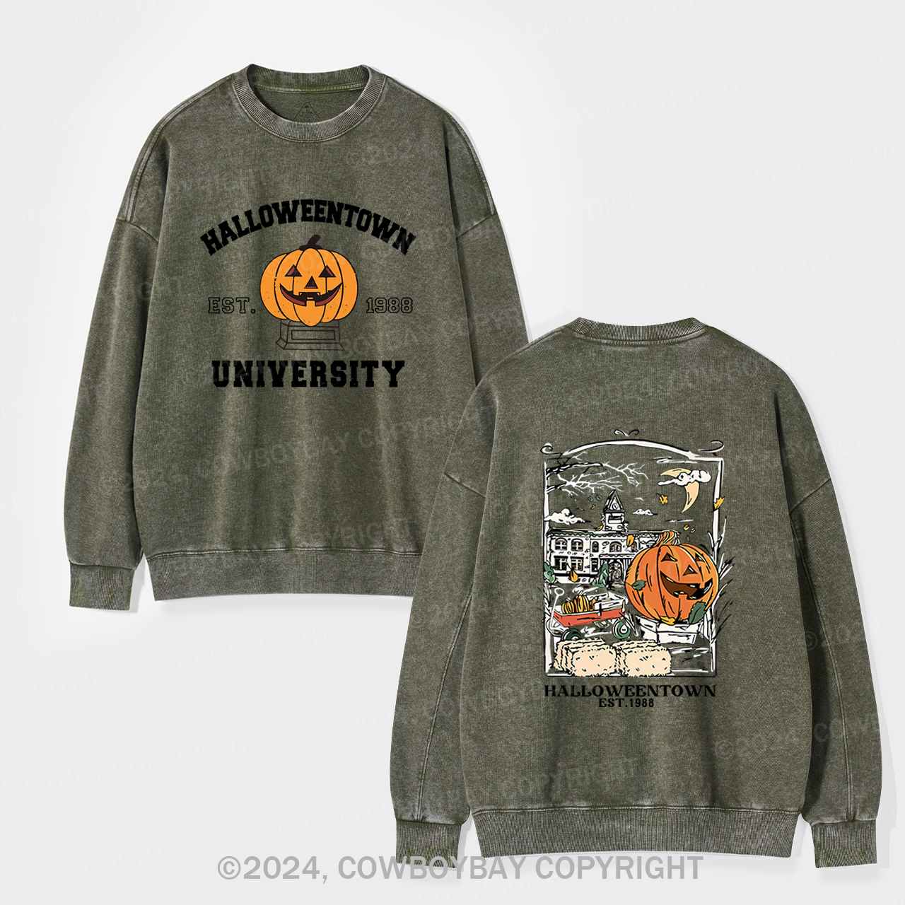 Halloweentown EST.1998 Washed Sweatshirts
