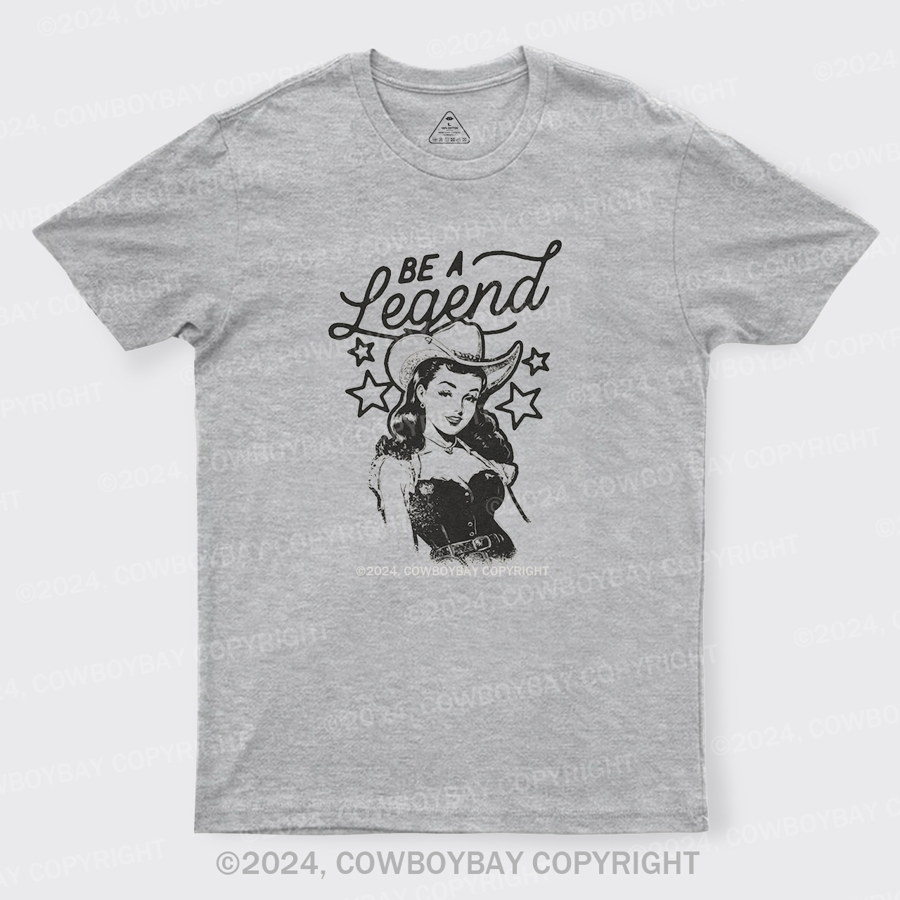 Vintage Sexy Cowgirl Be A Legend T-Shirts