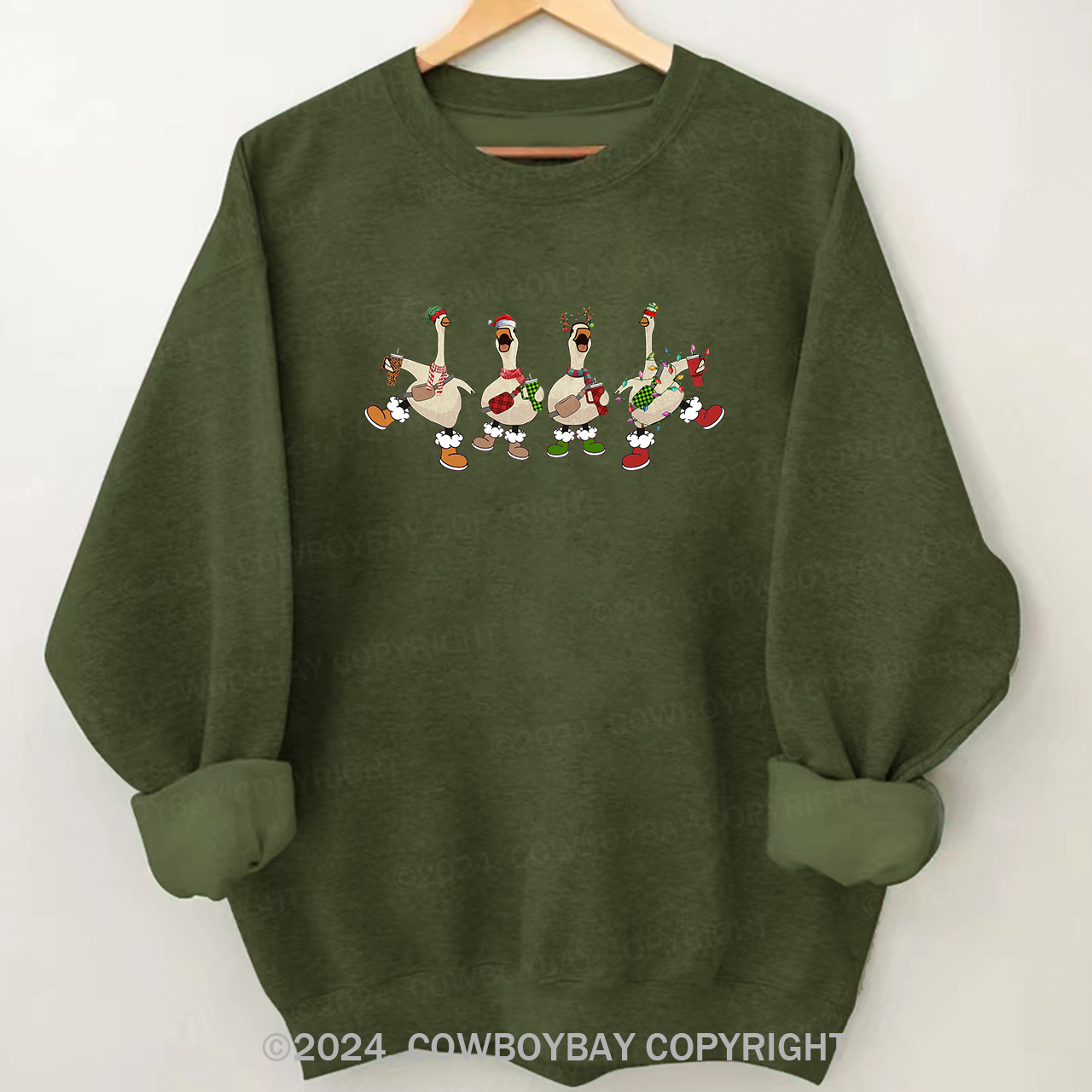 Christmas Gooses Obsessive Cup Disorder Sweatshirt