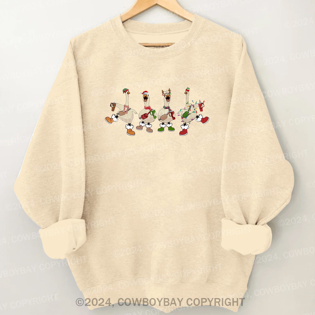 Christmas Gooses Obsessive Cup Disorder Sweatshirt