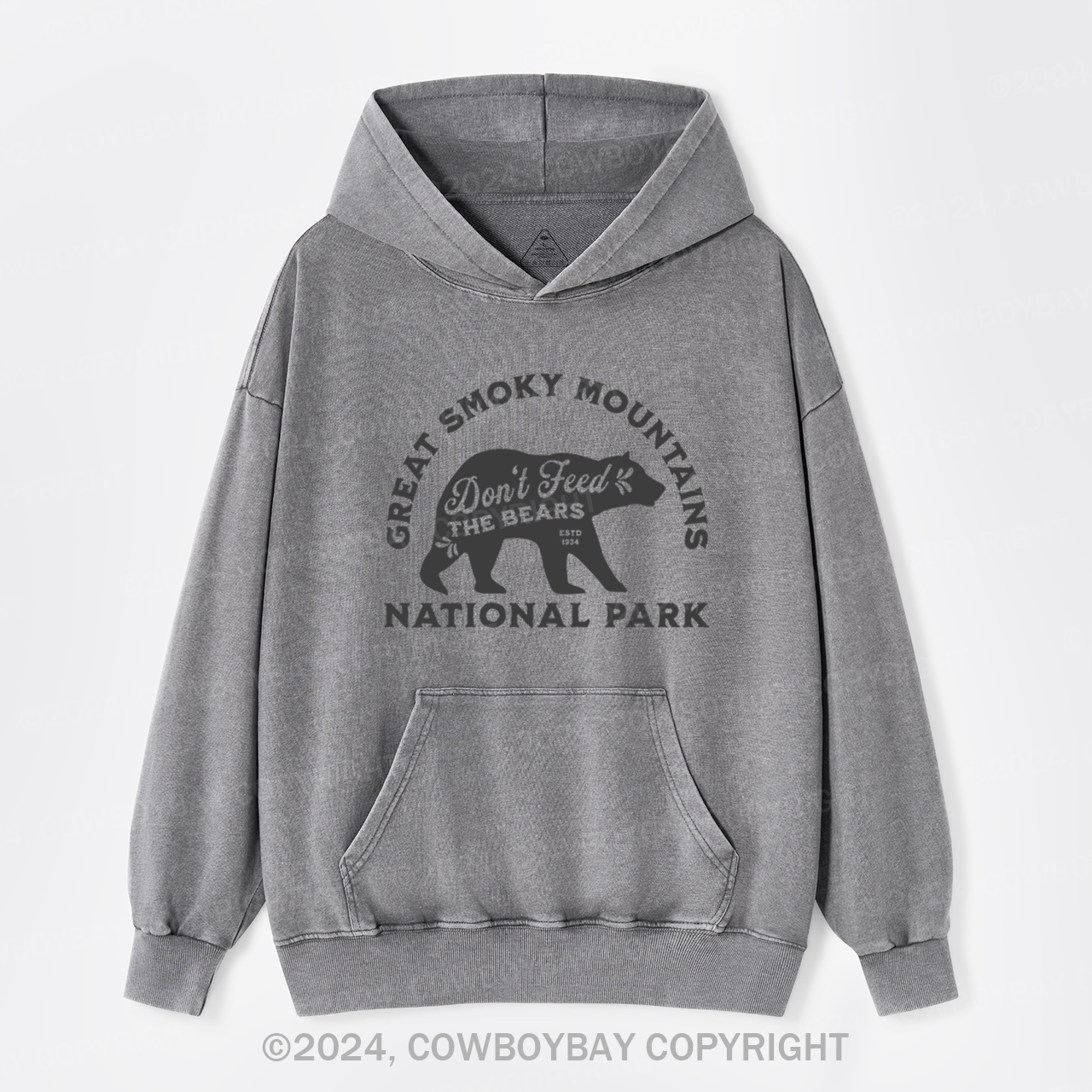 Don't Feed The Bears Garment-Dye Hoodies
