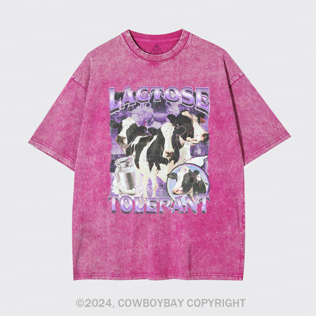 Lactose Tolerant Garment-dye Tees
