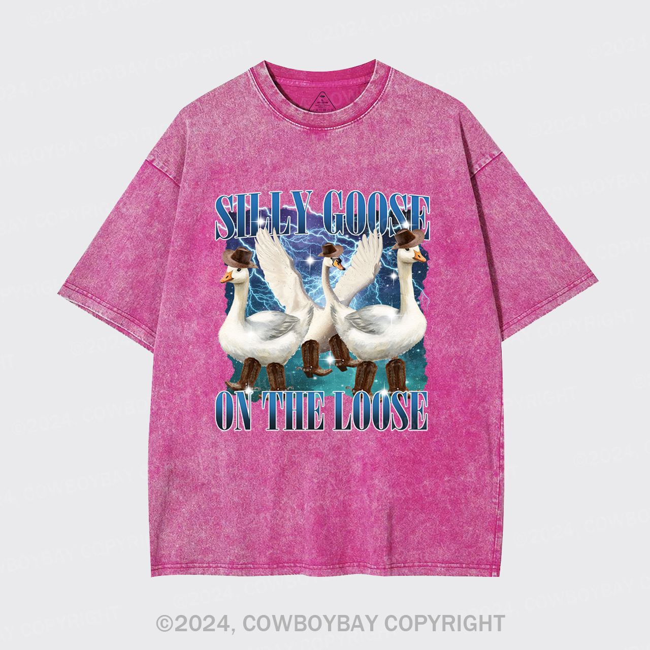 Silly Goose On The Loose Garment-dye Tees