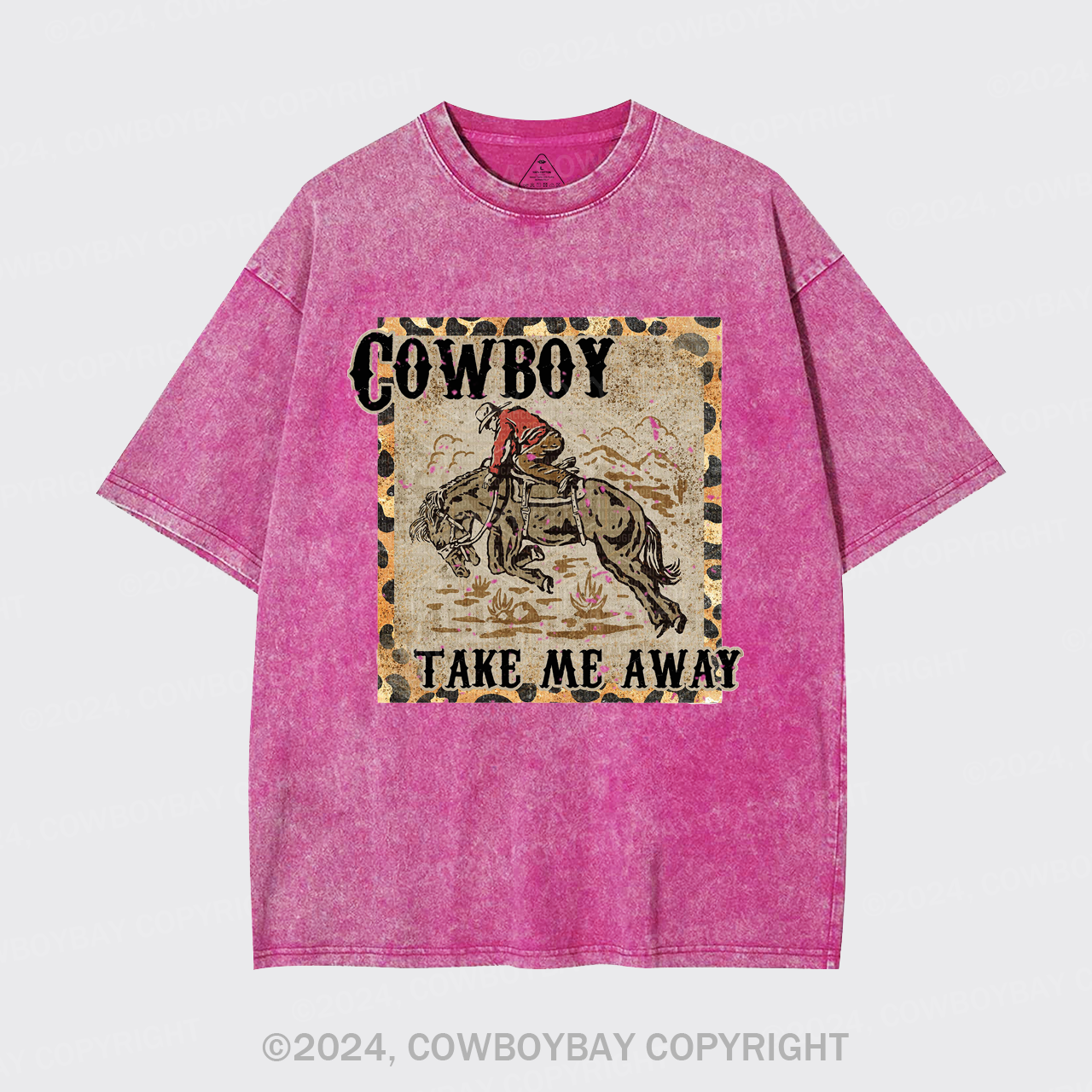 Cowboy Take Me Away,Western 90s Garment-dye Tees