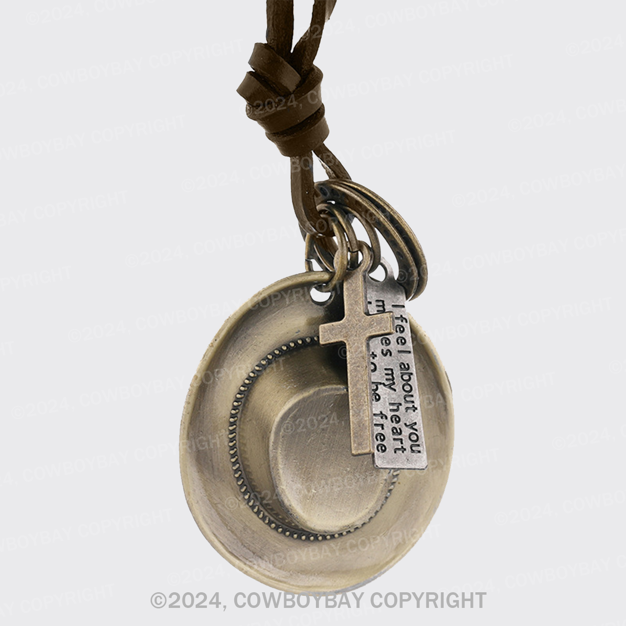 Cowboy Hat Necklace