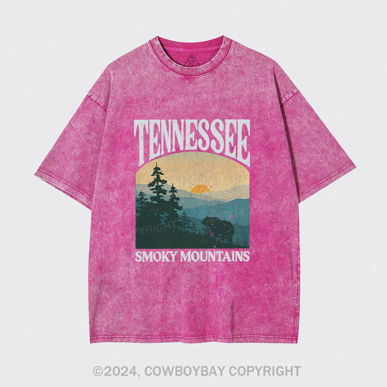 Tennessee Smoky Mountains Garment-dye Tees