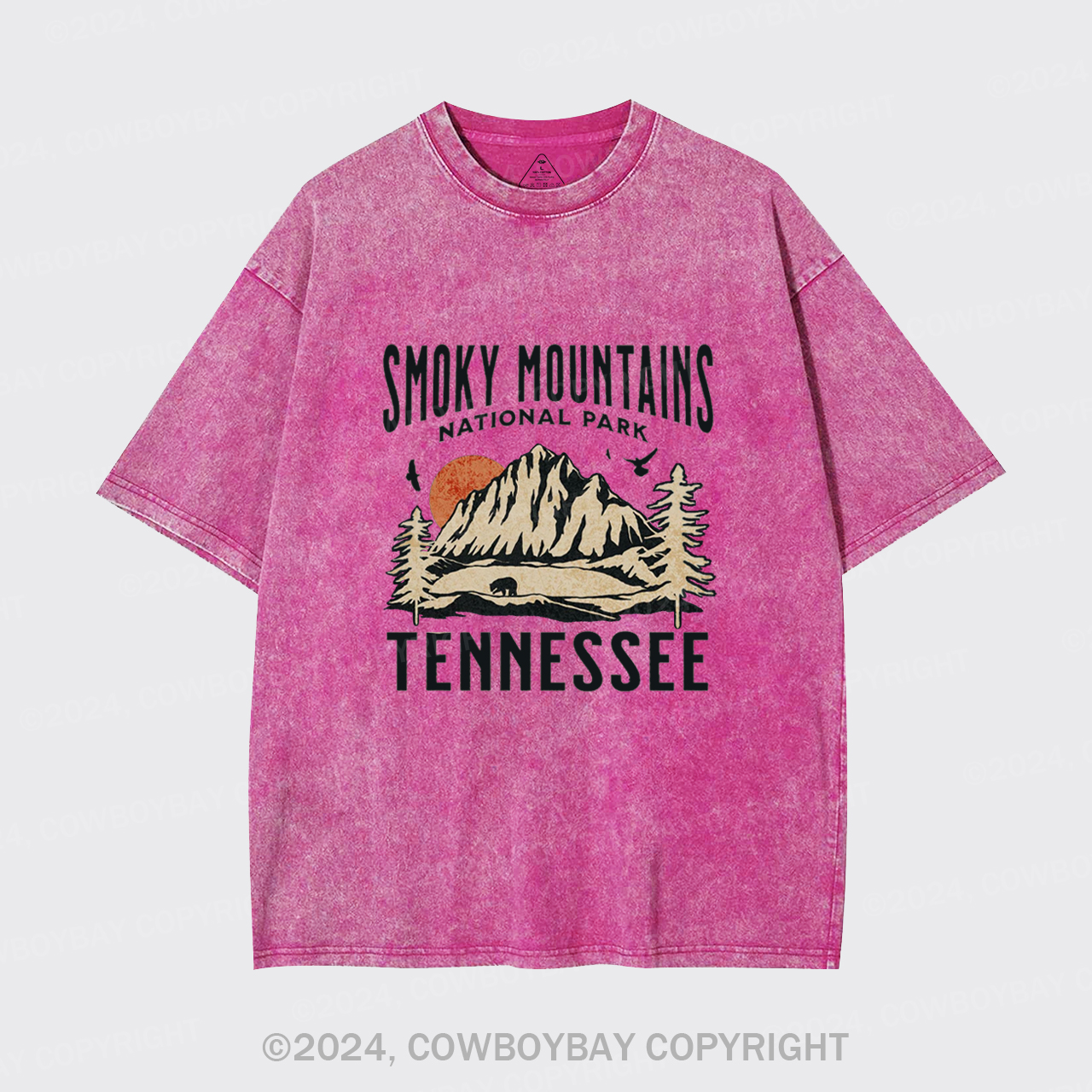 Smoky Mountains National Park Tennessee Garment-dye Tees