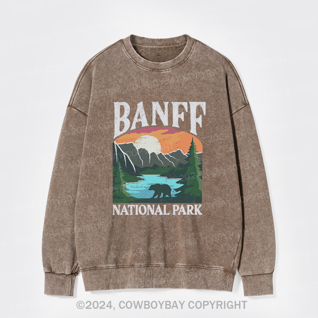 Rockies Banff National Park Washed Sweatshirts