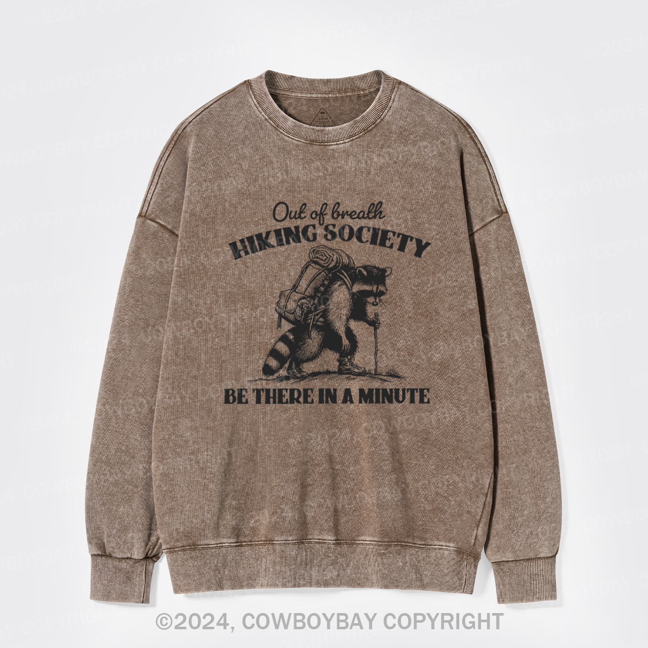 Out of Breath Hiking Society Washed Sweatshirts