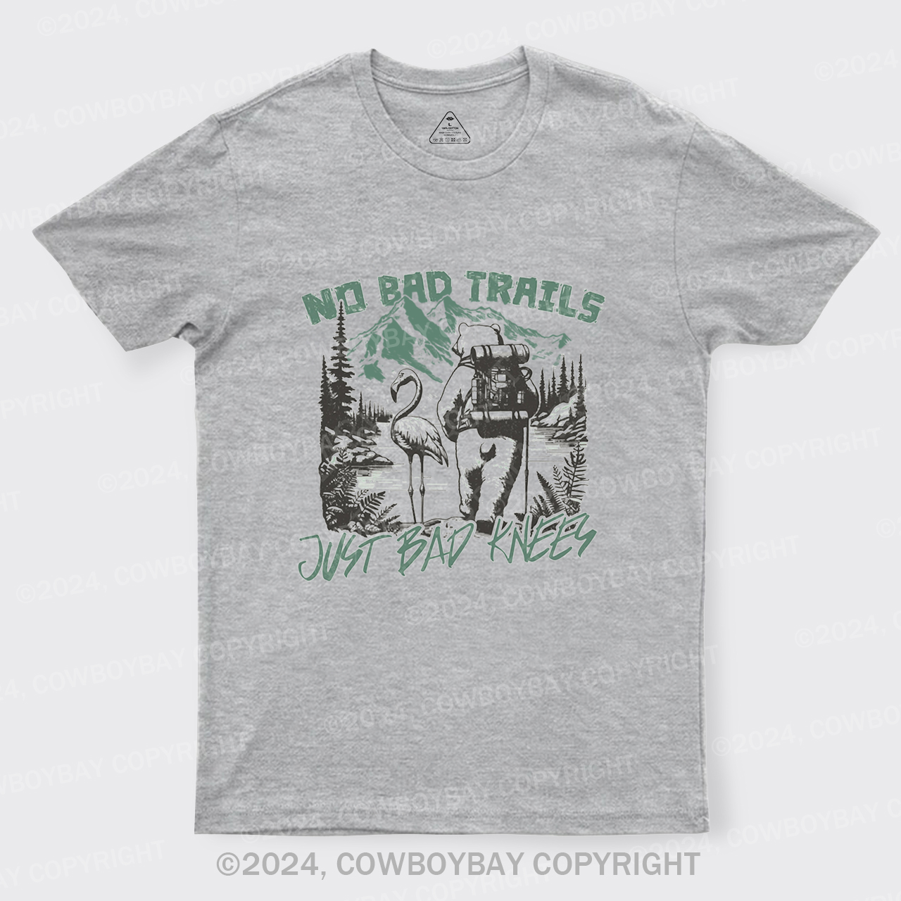 Nature Adventure No Bad Trails Just Bad Knees T-Shirts