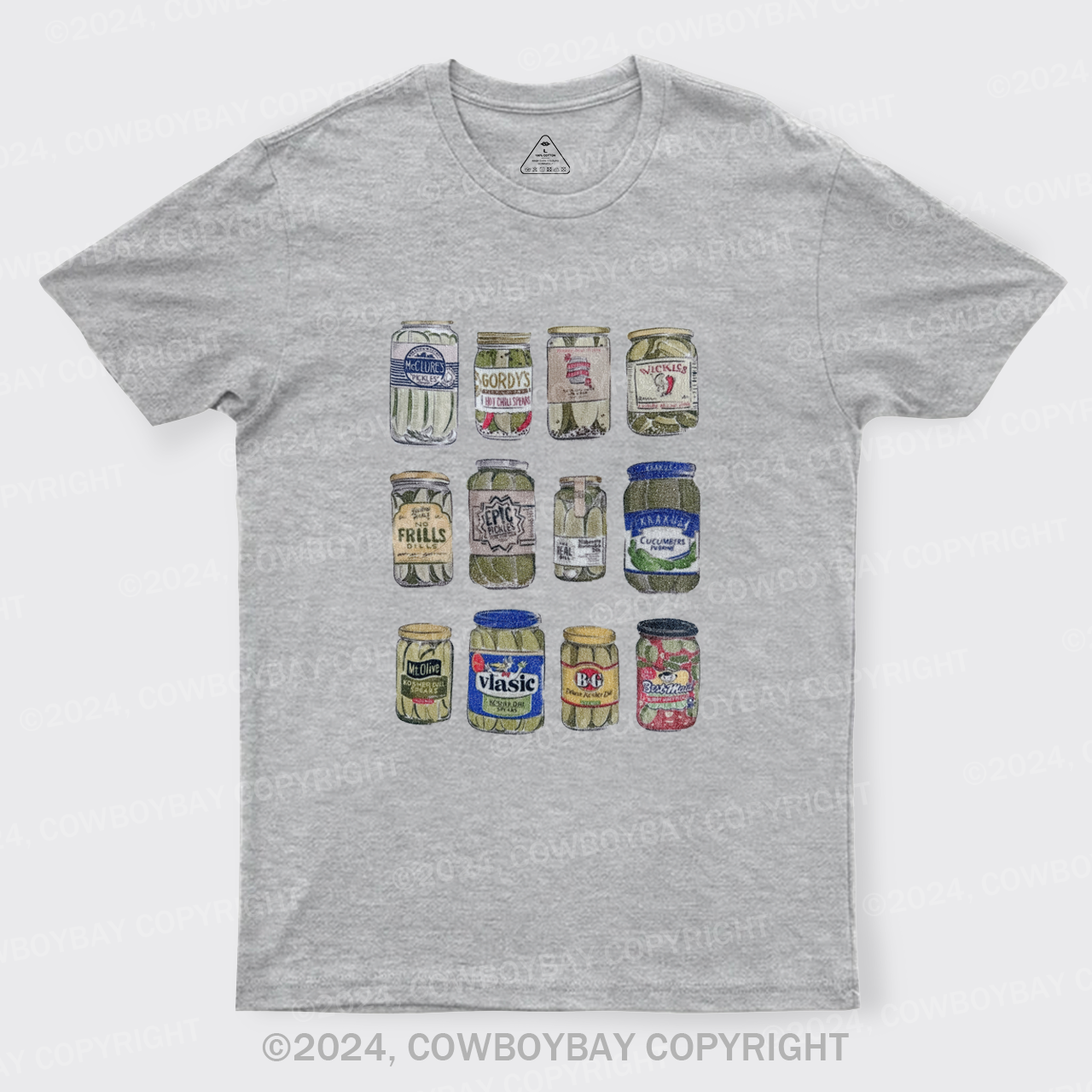 Vintage Canned Pickles Funny T-Shirts